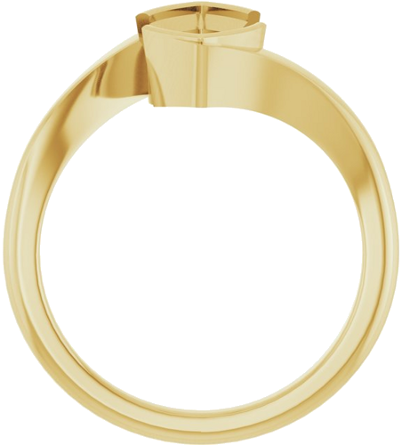 Sužadėtuvių Žiedas „Half-Bezel Solitaire“ 14k yellow gold Marquise 12mm x 6mm (2)
