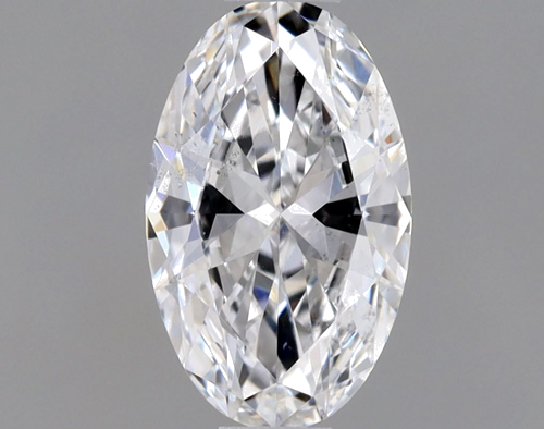 0.5 carat D-SI2 Natūralus Oval Deimantas (1)