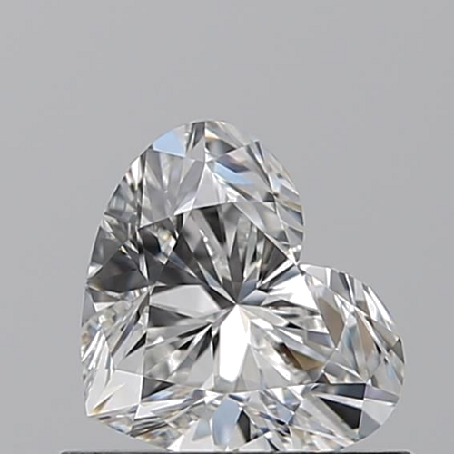 0.57 carat F-IF Natūralus Heart Deimantas (1)