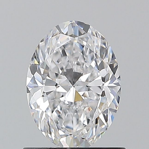 0.9 carat D-SI2 Natūralus Oval Deimantas (1)