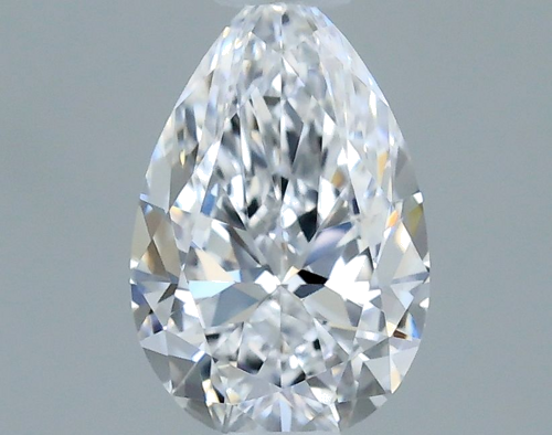 0.3 carat D-VVS1 Natūralus Pear Deimantas (1)
