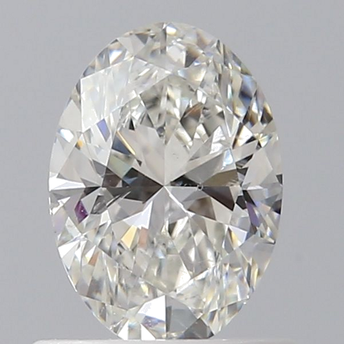 0.6 carat H-SI1 Natūralus Oval Deimantas (1)