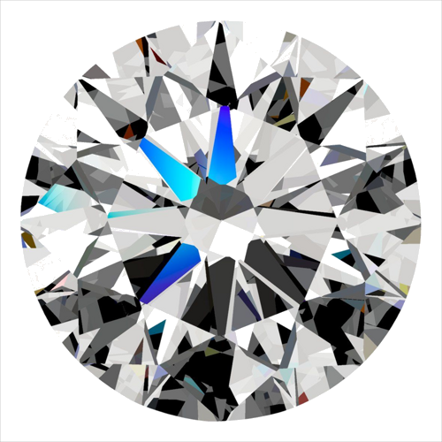 0.3 carat E-VVS2 Excellent cut Natūralus Round Deimantas (1)