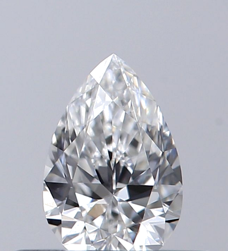 0.3 carat F-VVS1 Natūralus Pear Deimantas (1)