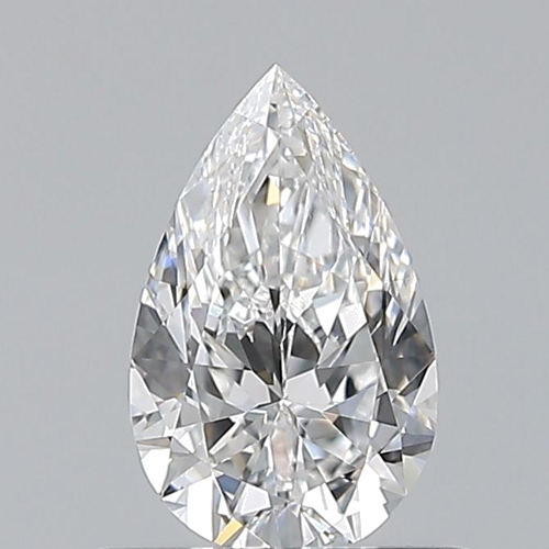 0.5 carat E-VS1 Natūralus Pear Deimantas (1)