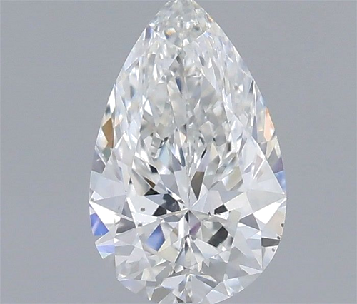 0.43 carat F-SI1 Natūralus Pear Deimantas (1)