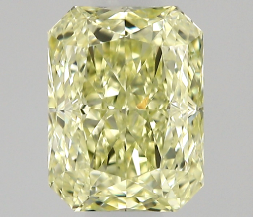 0.56 carat Fancy Light Yellow-VVS1 Natūralus Radiant Deimantas (1)