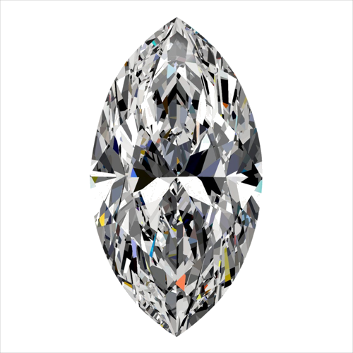 0.51 carat E-VVS1 Natūralus Marquise Deimantas (1)