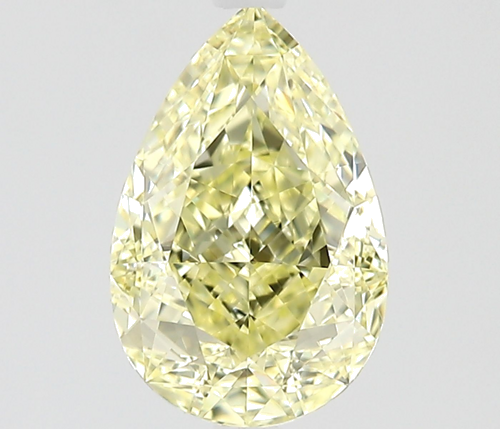 1.01 carat Fancy Yellow-IF Natūralus Pear Deimantas (1)