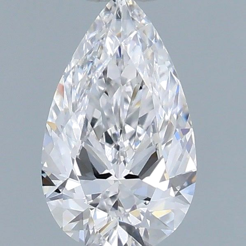 0.4 carat D-VS2 Natūralus Pear Deimantas (1)