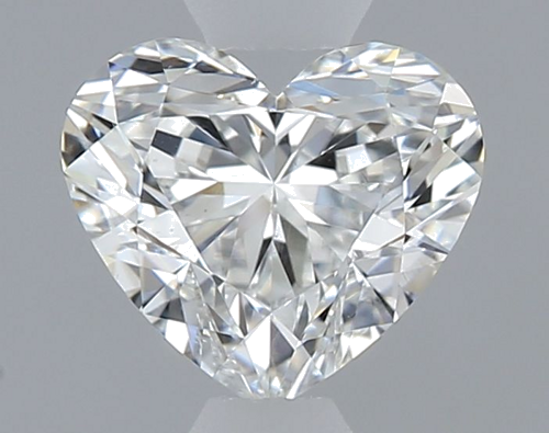 0.5 carat F-SI1 Natūralus Heart Deimantas (1)