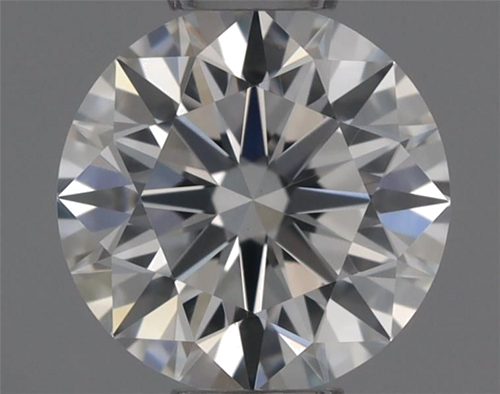0.43 carat H-VVS2 Excellent cut Natūralus Round Deimantas (1)