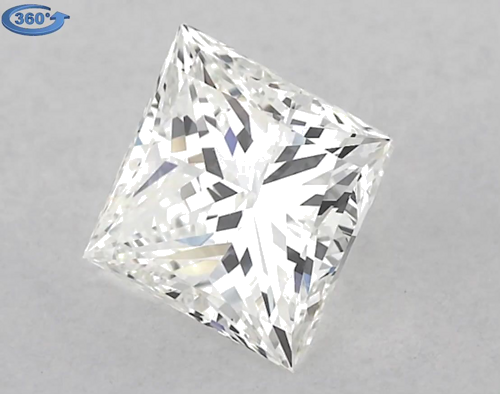 1.61 carat H-VS1 Natūralus Princess Deimantas (1)