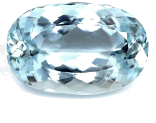 6.55 carat BLUE Oval Aquamarine (1)