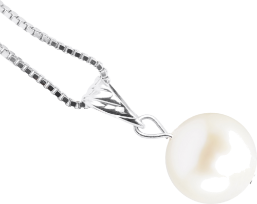 White Gold Necklace with Akoya Pearl (2)