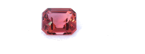 0.49 carat PINK STEP cut Octagonal Garnet (1)