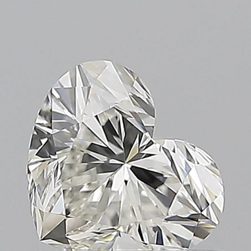 0.71 carat H-VVS2 Natūralus Heart Deimantas (1)