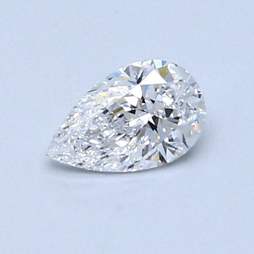 0.5 carat D-SI1 Natūralus Pear Deimantas (1)