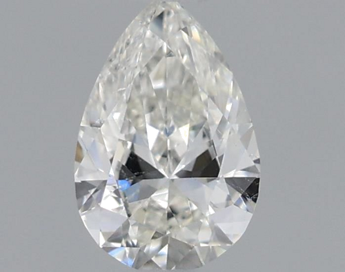 0.5 carat I-SI2 Natūralus Pear Deimantas (1)