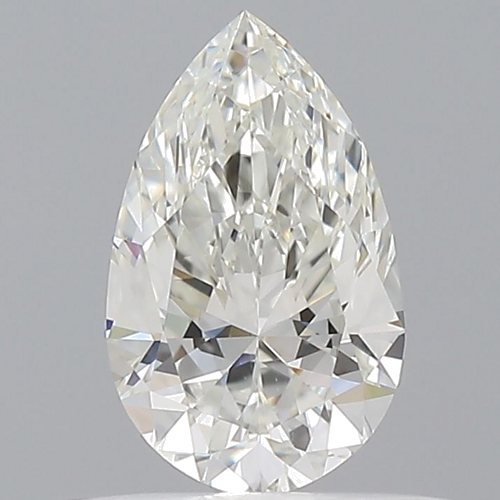 0.5 carat H-SI1 Natūralus Pear Deimantas (1)