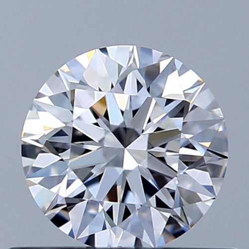 0.53 carat D-VVS2 Excellent cut Natūralus Round Deimantas (1)