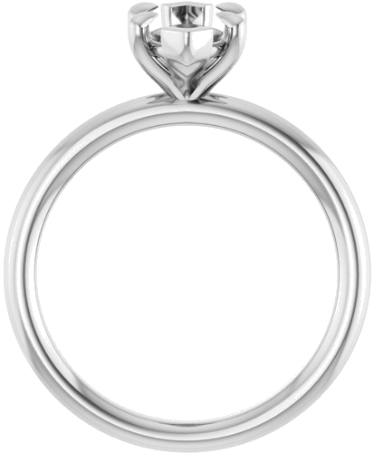 Sužadėtuvių Žiedas „Claw-Prong Solitaire“ 14k white gold Marquise 10.5mm x 5.5mm (2)