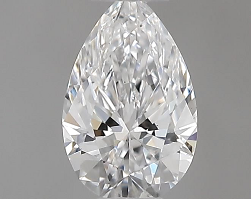 0.3 carat D-VS2 Natūralus Pear Deimantas (1)