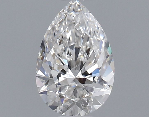 0.51 carat F-VS1 Natūralus Pear Deimantas (1)