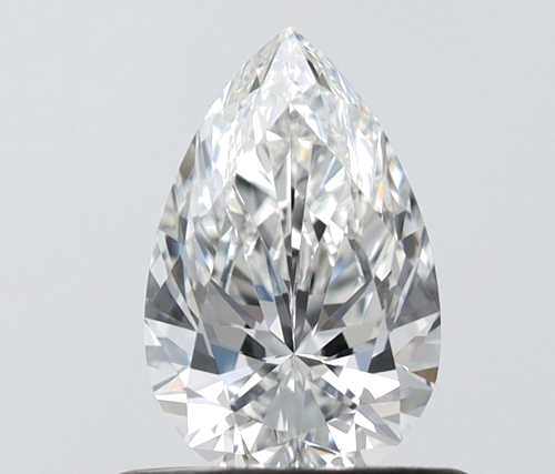 0.6 carat G-VVS1 Natūralus Pear Deimantas (1)