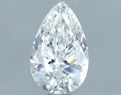 0.5 carat G-IF Natūralus Pear Deimantas (1)
