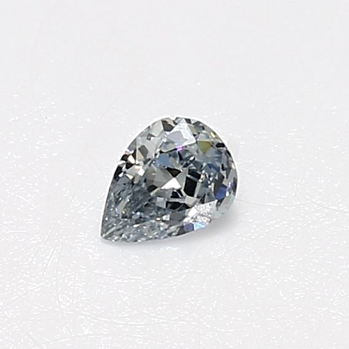 0.23 carat Fancy  Blue-SI1 Natūralus Pear Deimantas (1)