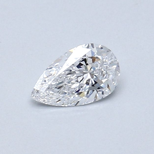0.3 carat D-VS2 Natūralus Pear Deimantas (1)