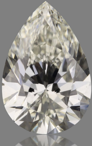 0.44 carat H-VVS1 Natūralus Pear Deimantas (1)
