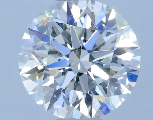 0.51 carat F-VVS1 Excellent cut Natūralus Round Deimantas (1)