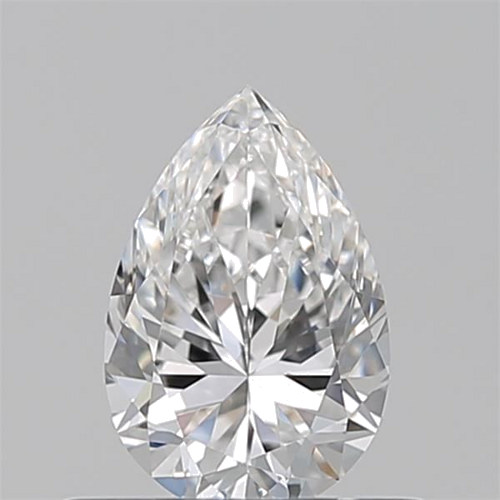 0.5 carat E-VVS2 Natūralus Pear Deimantas (1)
