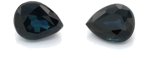 0.5 carat BLUE Pear Safyras (1)
