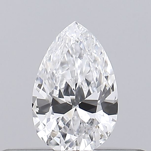0.2 carat D-VS2 Natūralus Pear Deimantas (1)