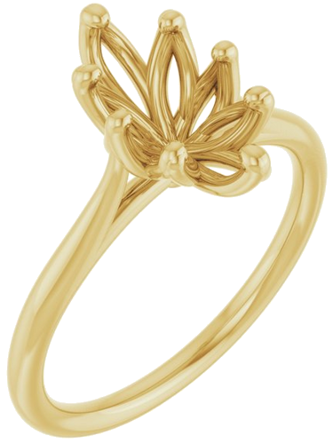 Sužadėtuvių Žiedas „Cathedral-Style Solitaire Tulipset®“ 14k yellow gold Marquise 10.5mm x 5.5mm (1)