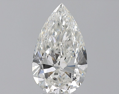 3.01 carat G-SI1 Natūralus Pear Deimantas (1)