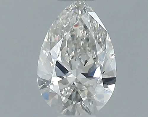 0.4 carat H-VS2 Natūralus Pear Deimantas (1)