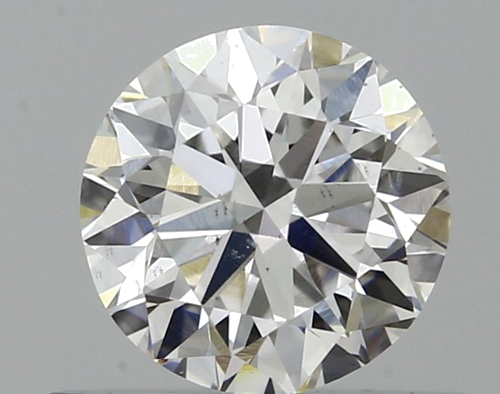 0.5 carat F-SI1 Very Good cut Natūralus Round Deimantas (1)