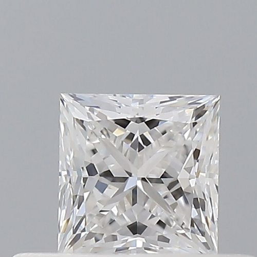 0.4 carat E-VVS2 Natūralus Princess Deimantas (1)