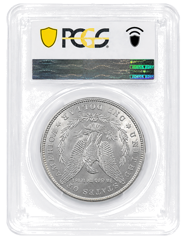 1 Dollar Morgan 1885 USA Silver Coin PCGS MS63 (2)