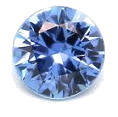 0.17 carat BLUE BRILLIANT cut Round Safyras (1)