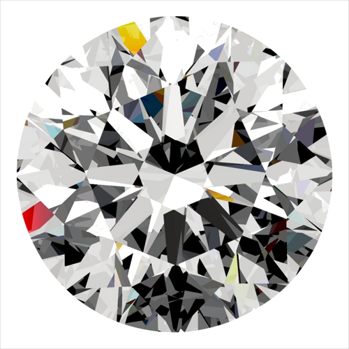 0.3 carat E-VVS2 Excellent cut Natūralus Round Deimantas (1)