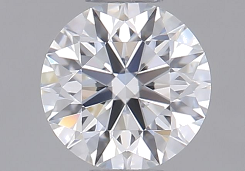 0.43 carat F-VVS1 Excellent cut Natūralus Round Deimantas (1)