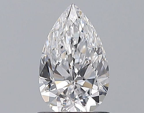 0.8 carat D-VVS2 Natūralus Pear Deimantas (1)