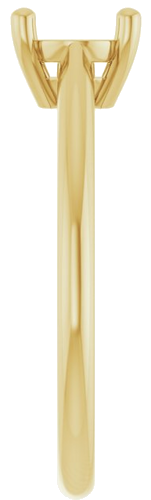 Sužadėtuvių Žiedas „Solitaire“ 14k yellow gold Oval 8mm x 6mm (4)
