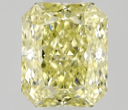 0.56 carat Fancy Yellow-VVS2 Natūralus Radiant Deimantas (1)