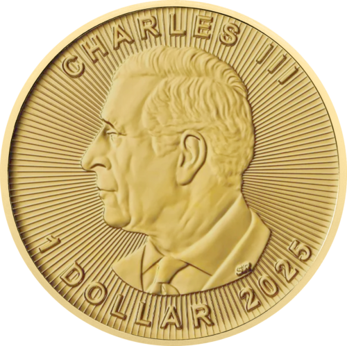 1/20 oz Maple Leaf 2025 Canada Gold Coin (2)